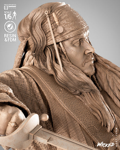 Jack Sparrow Figure by Wicked – High Quality 3D Collectible Statue 3DHeroFigure