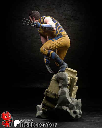 Wolverine Figure – High Quality 3D Collectible Statue 3DHeroFigure