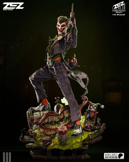 Joker Figure by ZEZ Studios – High Quality 3D Collectible Statue 3DHeroFigure