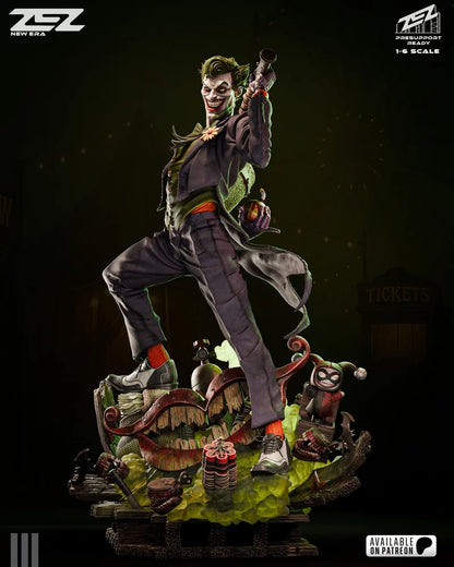 Joker Figure by ZEZ Studios – High Quality 3D Collectible Statue 3DHeroFigure