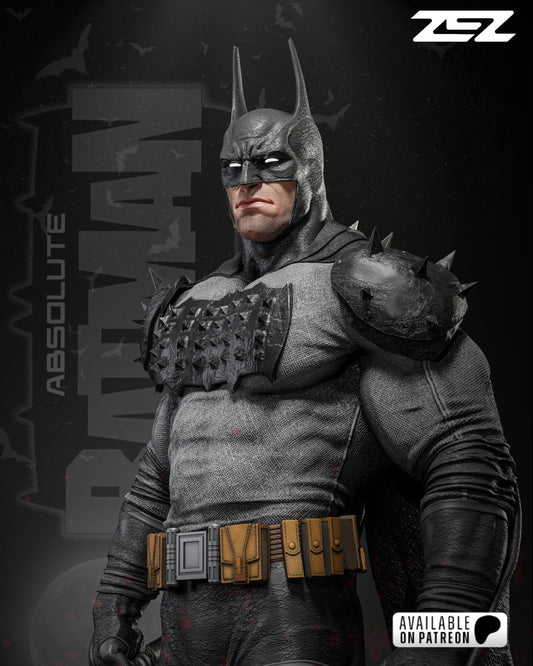 Batman Figure by ZEZ Studios – High Quality 3D Collectible Statue 3DHeroFigure