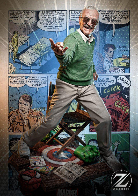 Stan Lee Figure by Zenith Studios – High Quality 3D Collectible Statue 3DHeroFigure