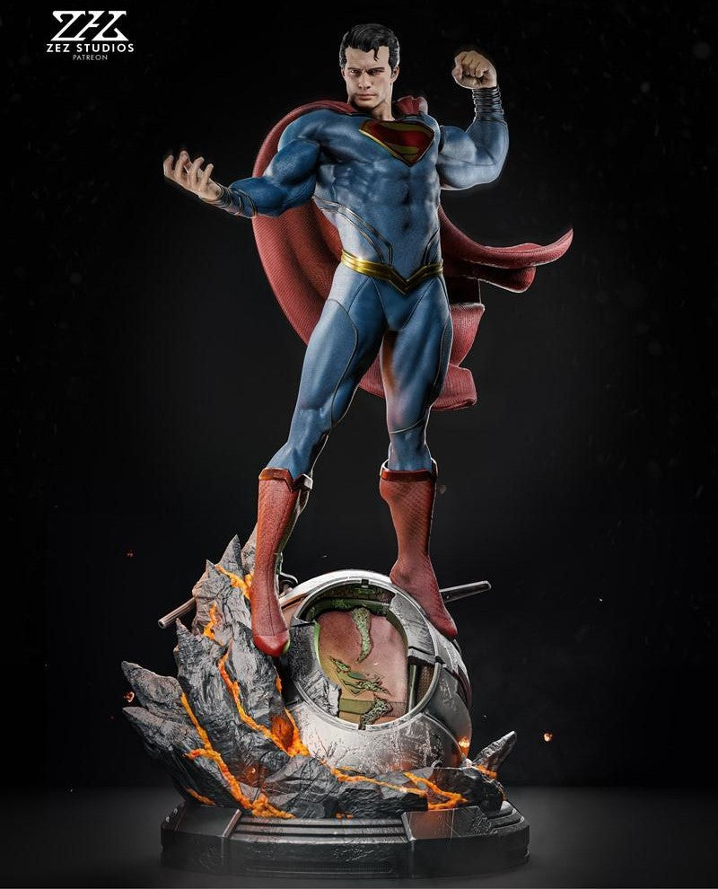 Superman Figure by ZEZ Studios – High Quality 3D Collectible Statue 3DHeroFigure