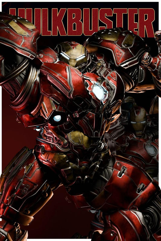 Hulkbuster Figure by ZEZ Studios – High Quality 3D Collectible Statue 3DHeroFigure