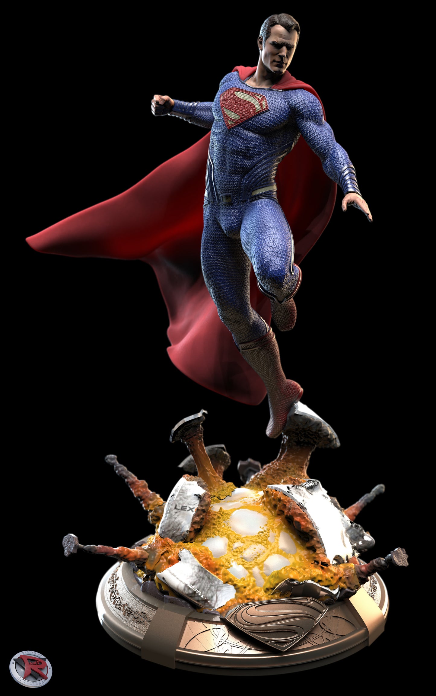 Superman Figure – High Quality 3D Collectible Statue 3DHeroFigure