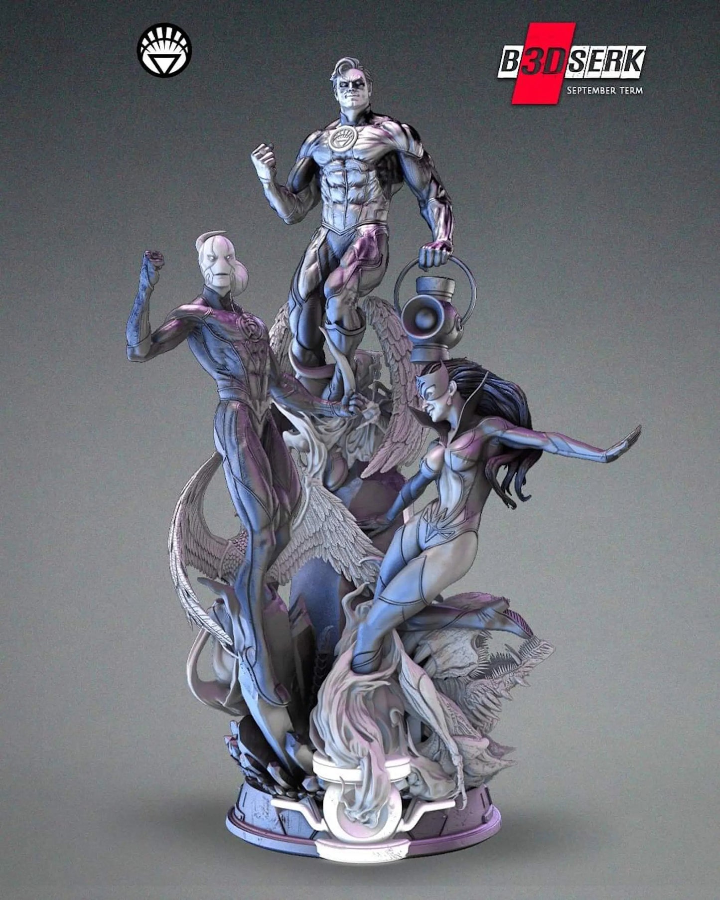 Lanterns Diorama Figure by B3DSERK 3DHeroFigure