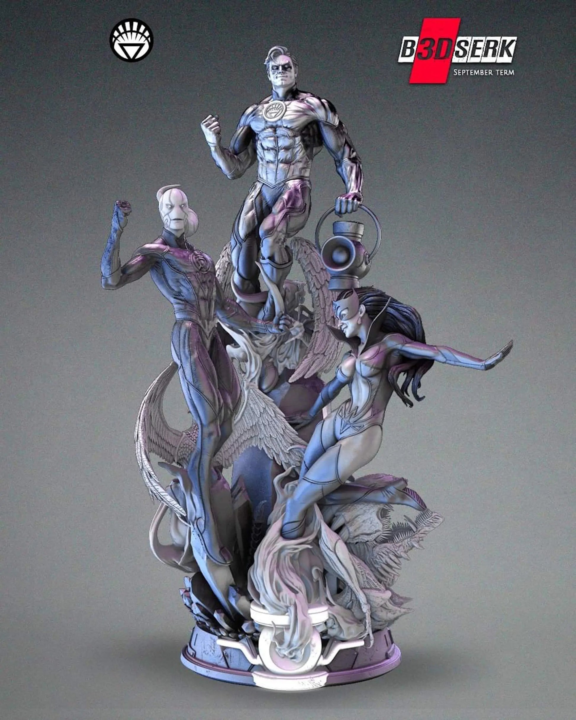 Lanterns Diorama Figure by B3DSERK 3DHeroFigure