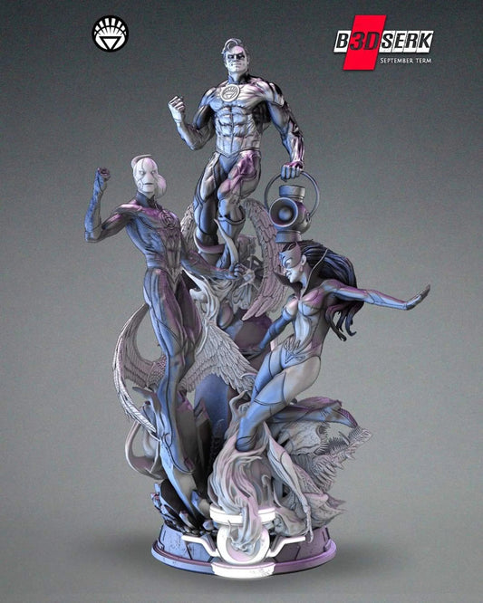 Lanterns Diorama Figure by B3DSERK 3DHeroFigure