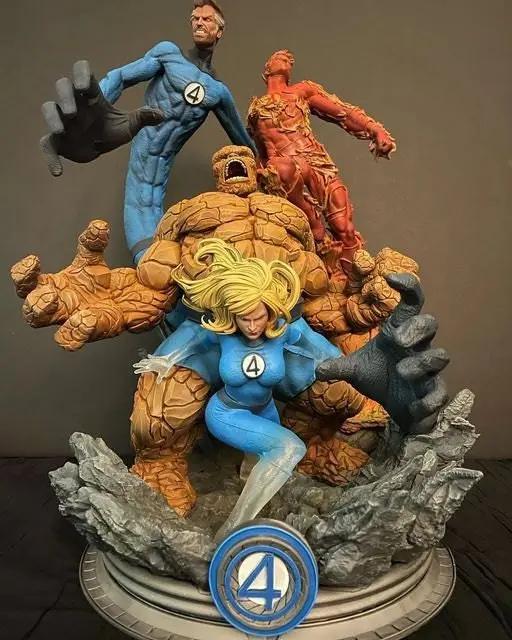 Fantastic Four Diorama Figure by Wicked 3DHeroFigure