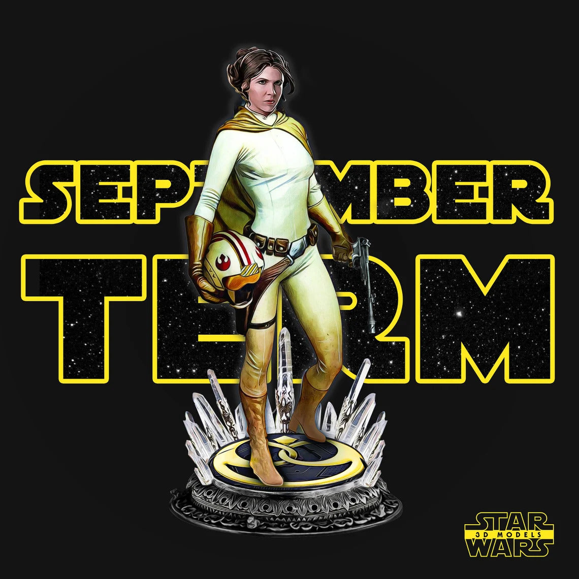 Leia Figure by Star Wars – High Quality 3D Collectible Statue 3DHeroFigure