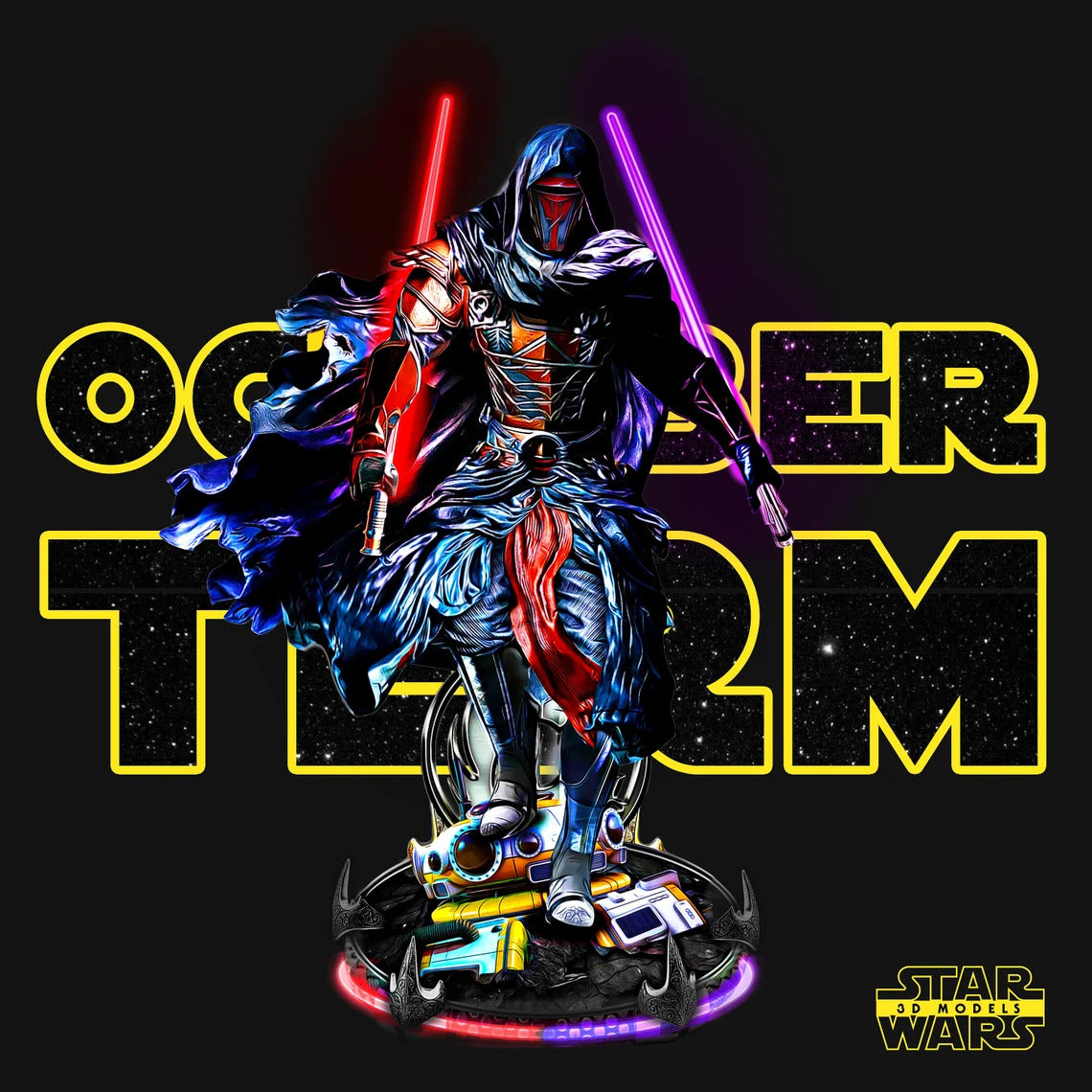 Darth Revan Figure by Star Wars – High Quality 3D Collectible Statue 3DHeroFigure