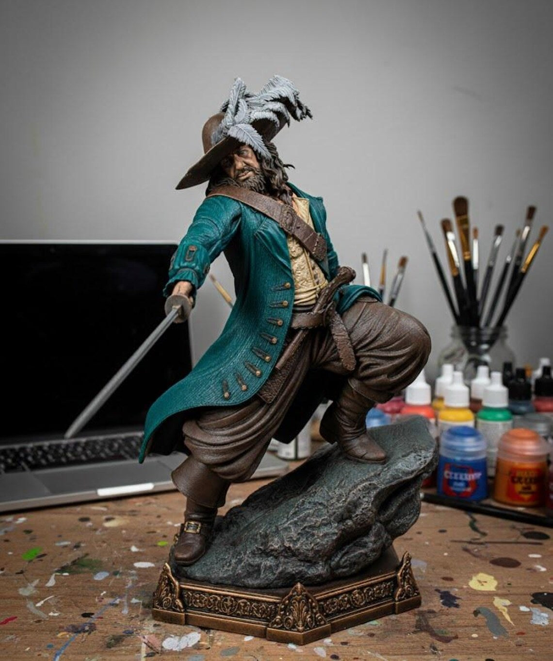 Hector Barbossa Figure by Wicked – High Quality 3D Collectible Statue 3DHeroFigure