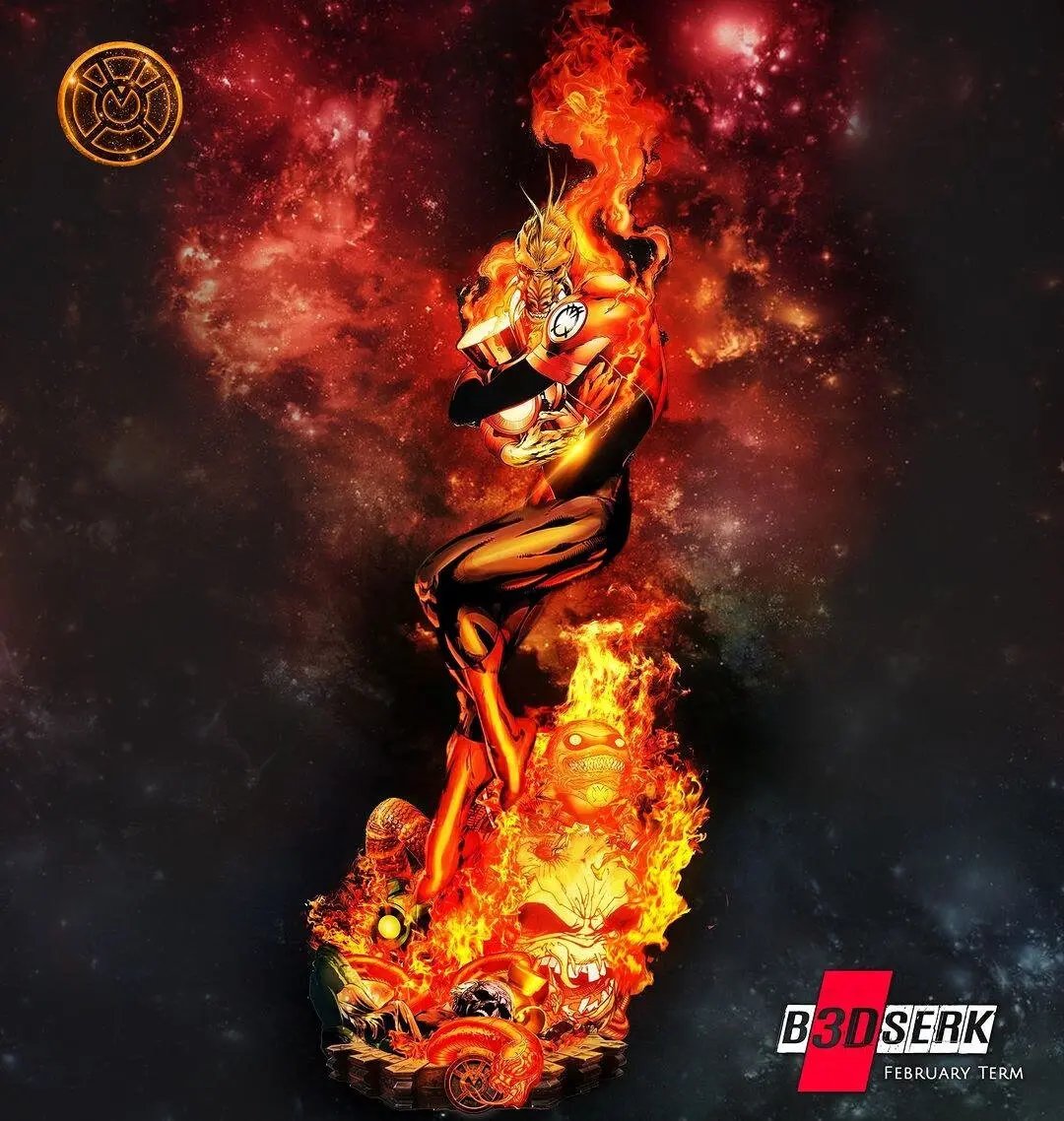 Larfleeze Figure by B3DSERK 3DHeroFigure