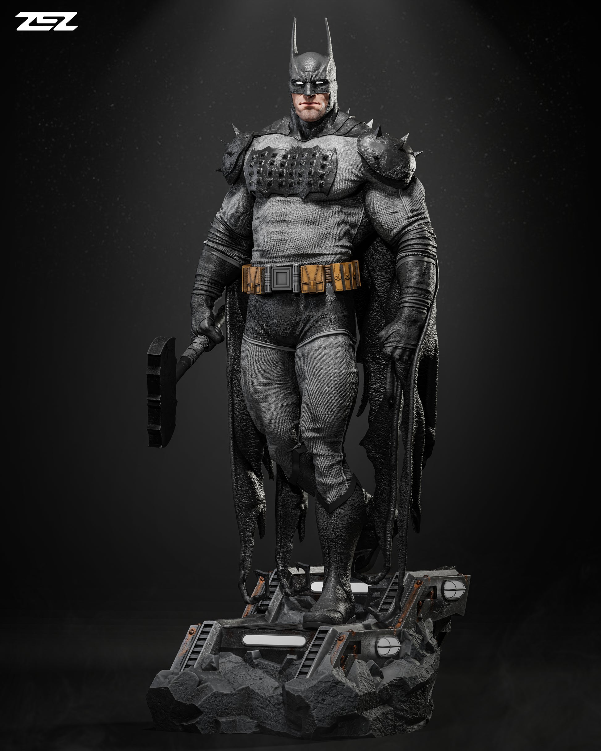 Batman Figure by ZEZ Studios – High Quality 3D Collectible Statue 3DHeroFigure