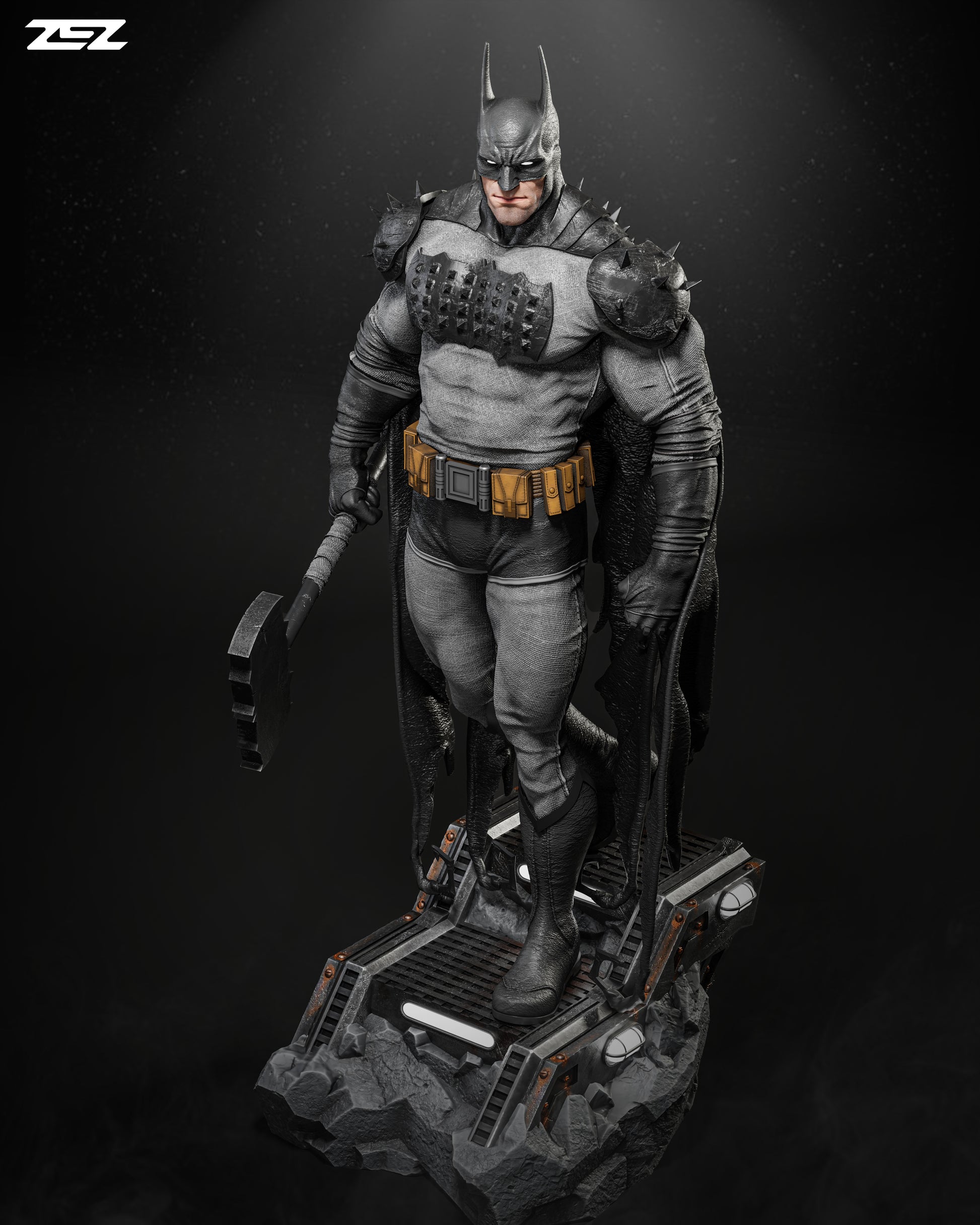 Batman Figure by ZEZ Studios – High Quality 3D Collectible Statue 3DHeroFigure