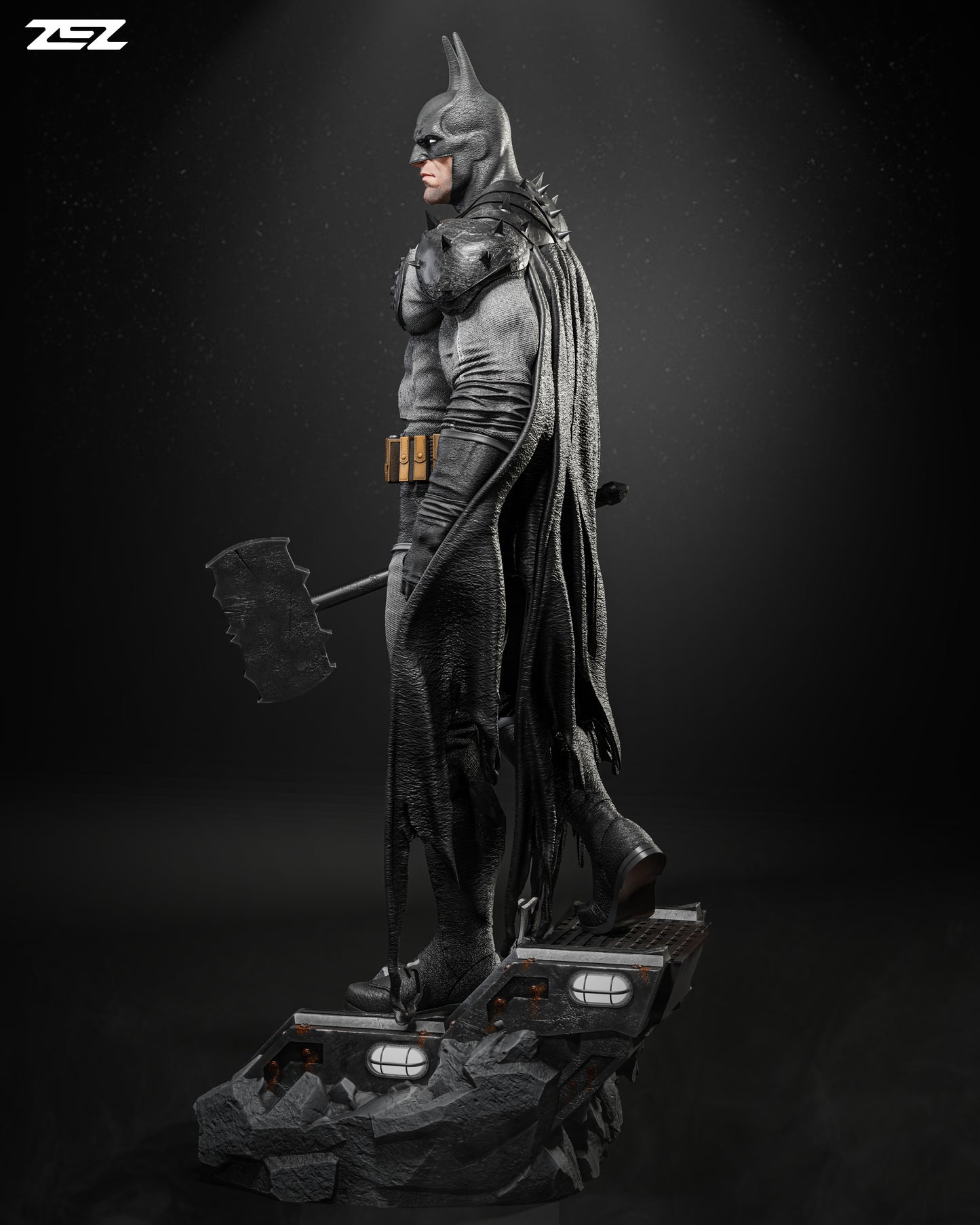 Batman Figure by ZEZ Studios – High Quality 3D Collectible Statue 3DHeroFigure