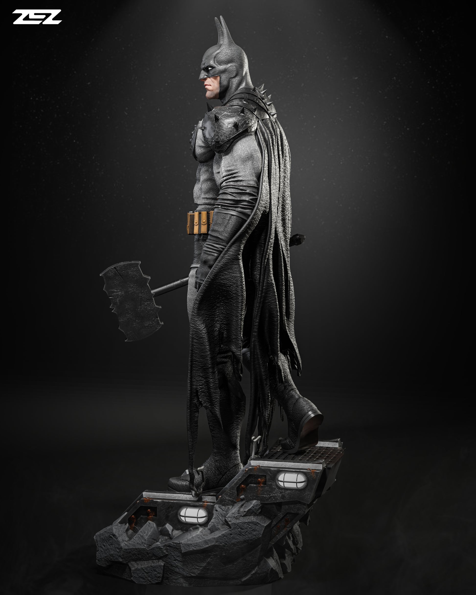 Batman Figure by ZEZ Studios – High Quality 3D Collectible Statue 3DHeroFigure