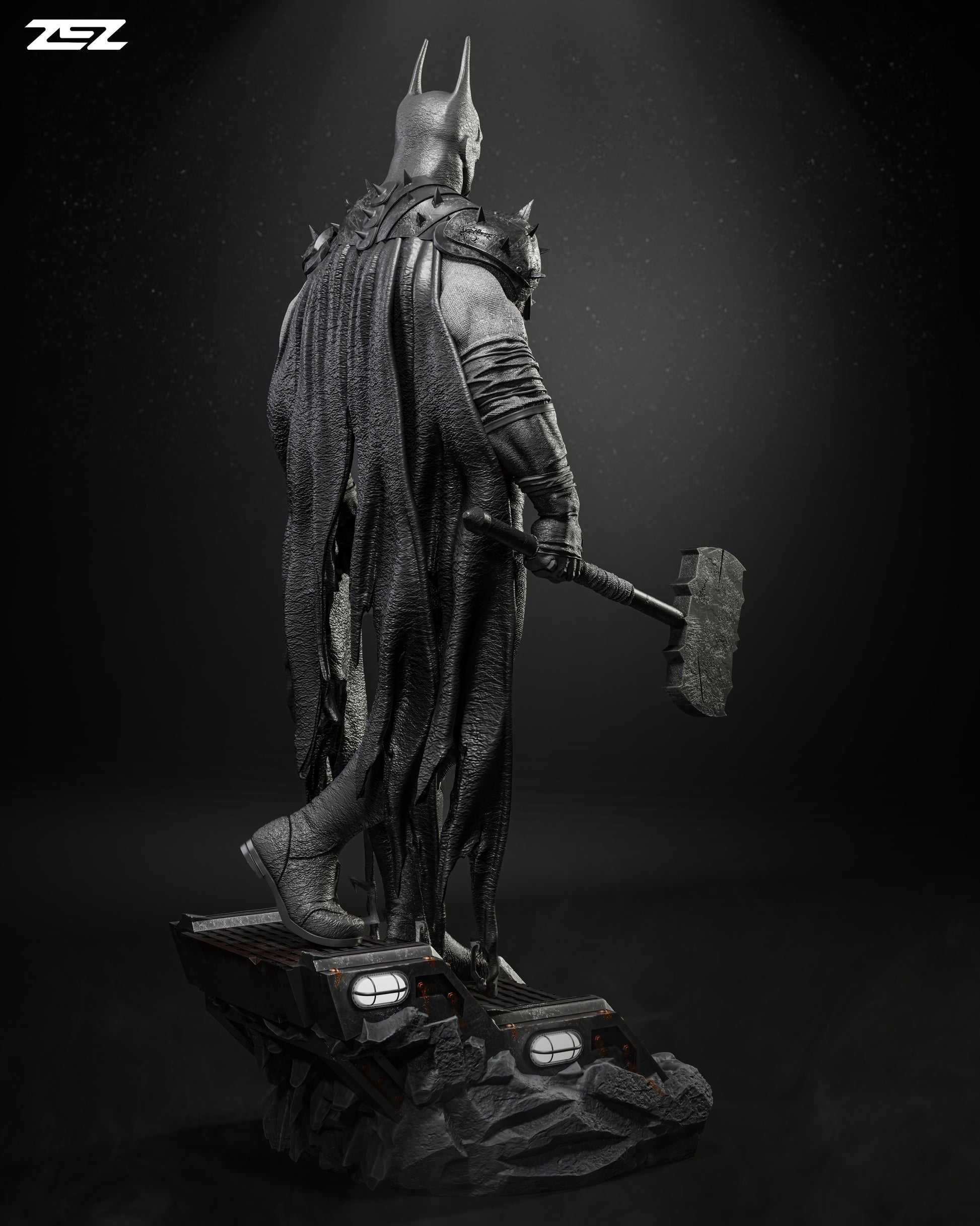 Batman Figure by ZEZ Studios – High Quality 3D Collectible Statue 3DHeroFigure