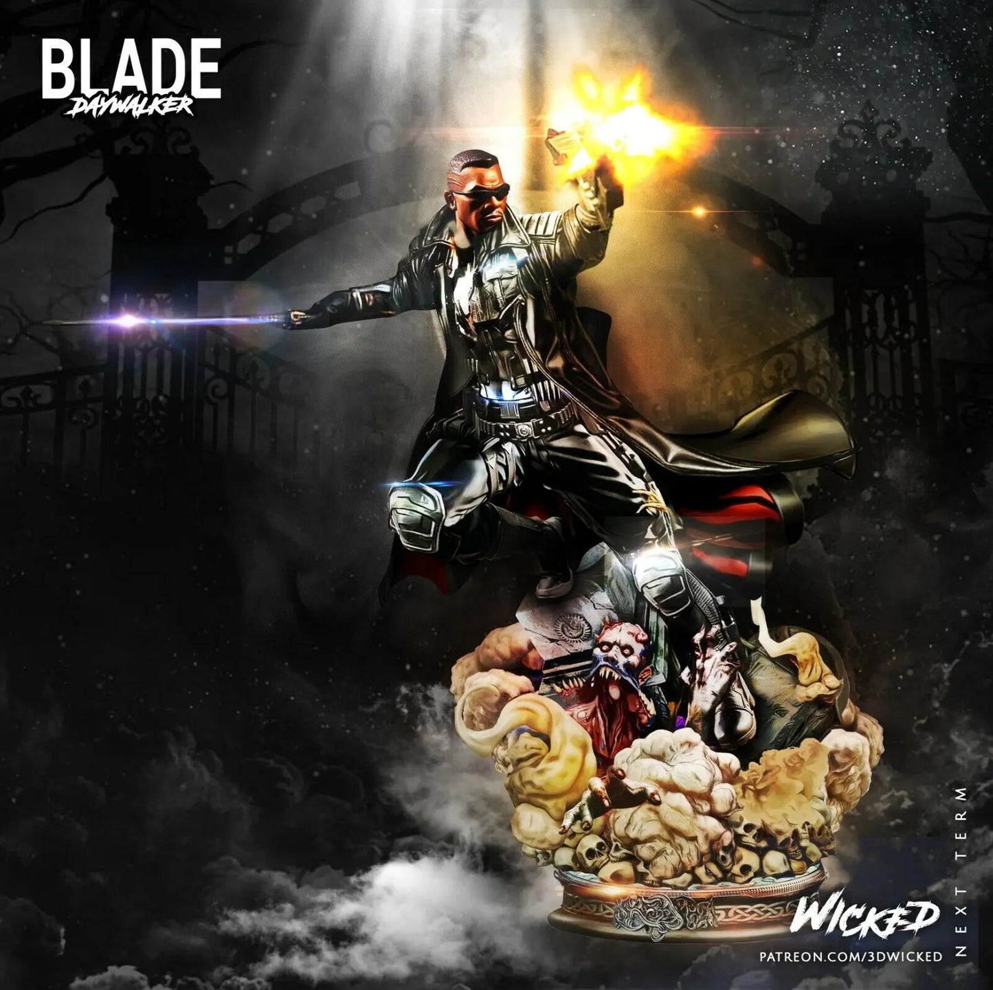 Blade Figure by Wicked 3DHeroFigure