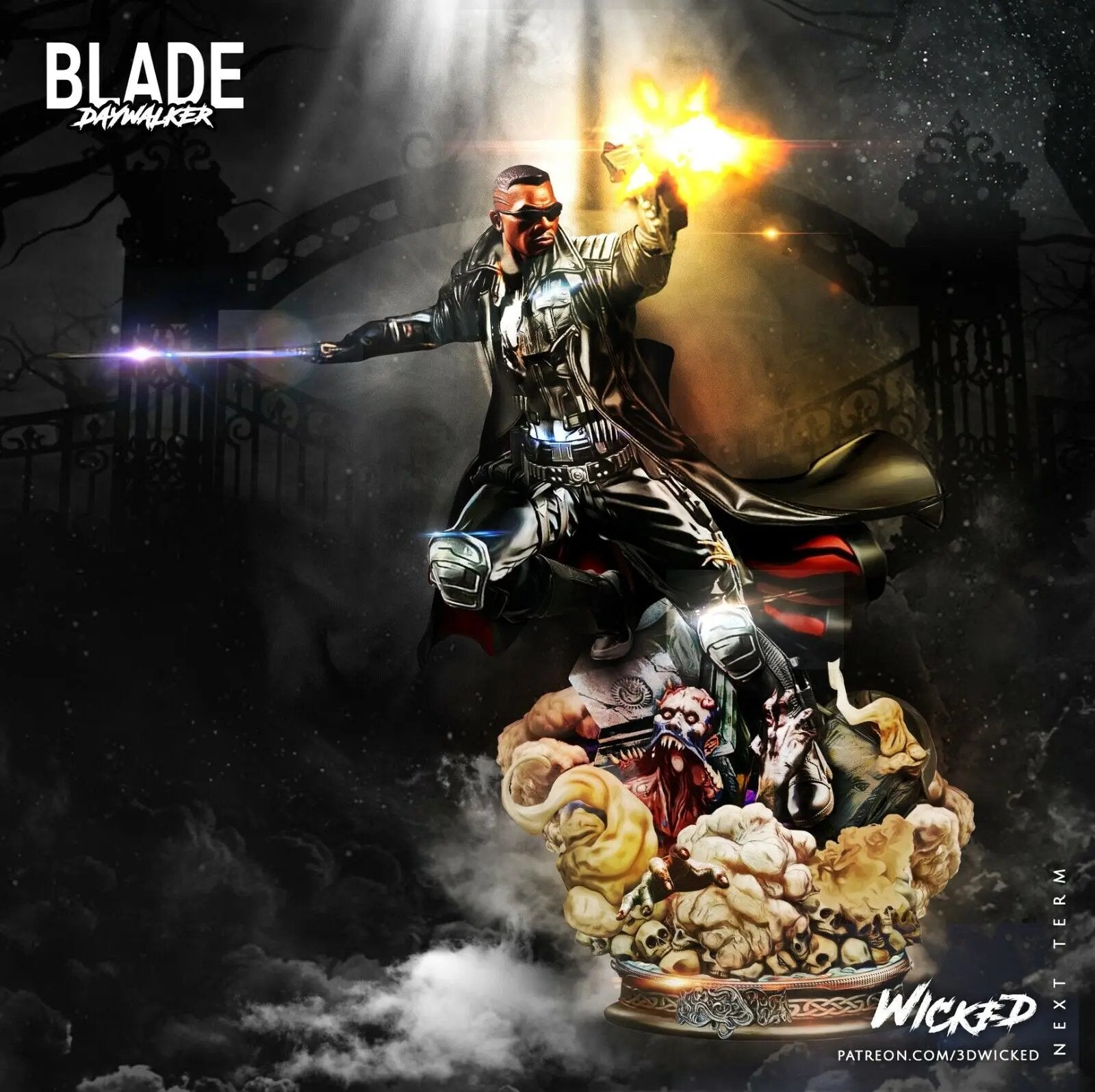 Blade Figure by Wicked 3DHeroFigure