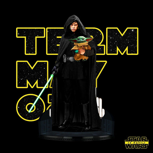 Luke Skywalker Figure by Star Wars – High Quality 3D Collectible Statue 3DHeroFigure