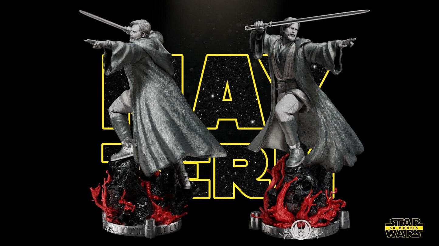 Obi Wan Kenobi Figure by Star Wars – High Quality 3D Collectible Statue 3DHeroFigure