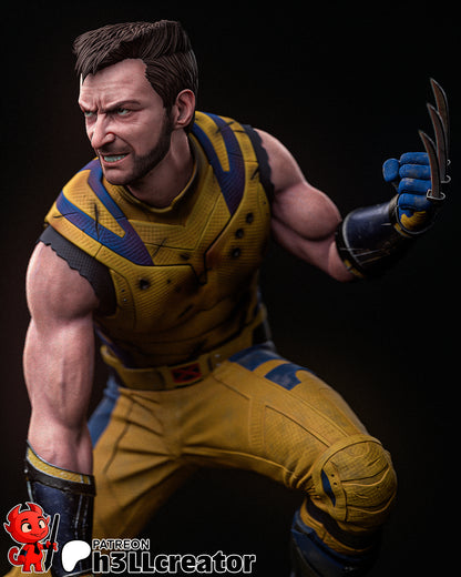 Wolverine Figure – High Quality 3D Collectible Statue 3DHeroFigure